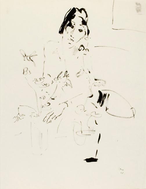 Woman with Flower