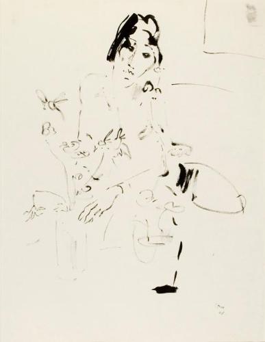 Woman with Flower