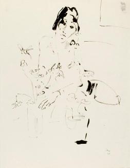 Woman with Flower