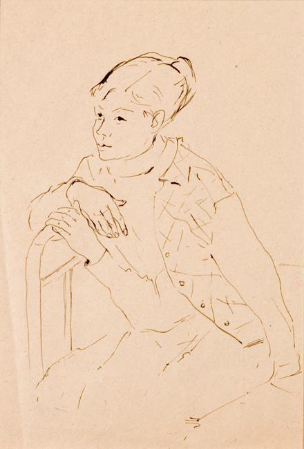Woman on a Bed