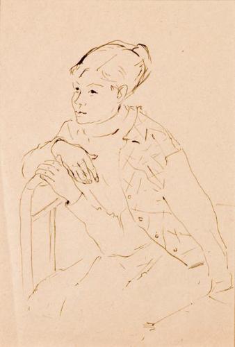 Woman on a Bed