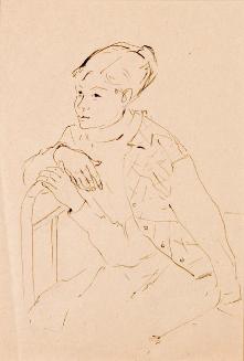 Woman on a Bed