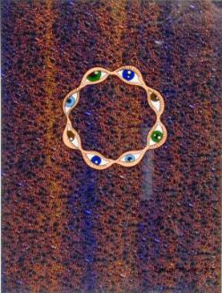 My Love Beats a Tattoo (circle of eyes)