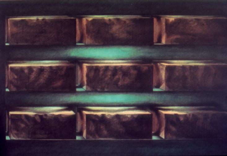 Nine Boxes in Light