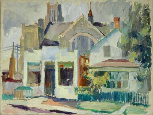 Untitled (store, house, church - 3rd Ave United ?)
