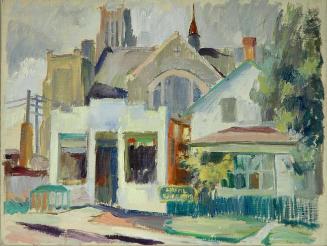 Untitled (store, house, church - 3rd Ave United ?)
