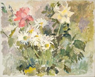Untitled (white and red flowers)