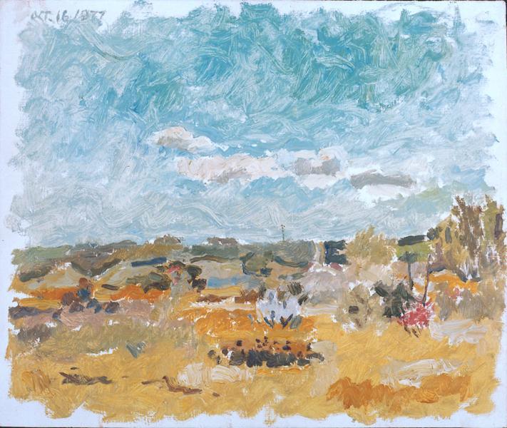 Untitled (Landscape with Telephone Poles)
