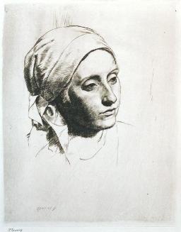 Untitled (portrait of a middle aged woman)