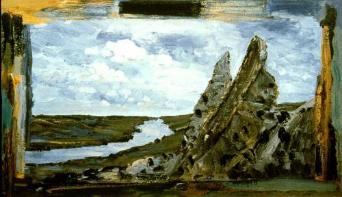 River in Badlands