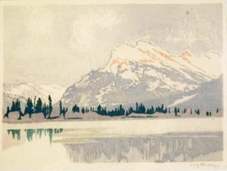 Untitled (mountains and lake)