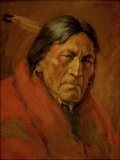 Portrait of an Old Indian (Sioux)