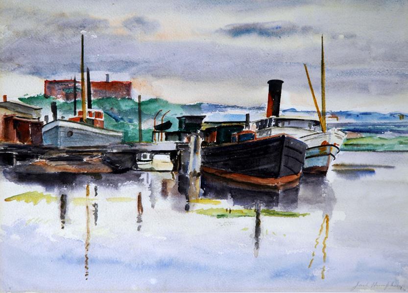 Boats and Barge