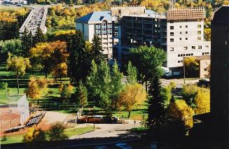 My World: 15th Floor, 430 5th Ave. N. 25th Street Bridge, Park Town Hotel Under Construction Parkville Manor Seniors High Rise, September 2004