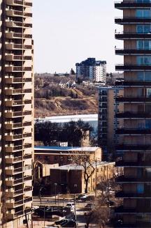 My World: Untitled (high rise buildings framing a cityscape)