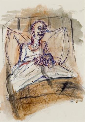 Untitled (figure in bed)