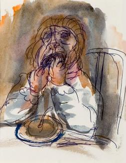 Untitled (man eating)