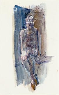 Untitled (main seated, legs crossed)