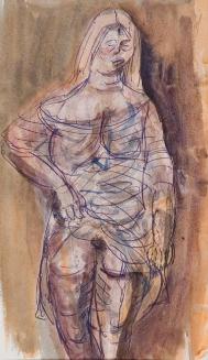 Untitled (woman lifting her dress)