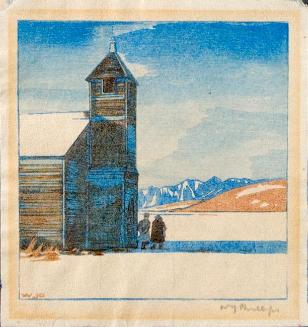 Church at Morley, Alberta