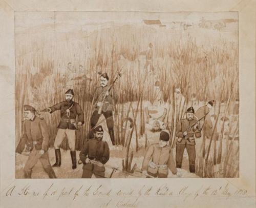 Rush in Charge of the 12th May 1885 at Batoche