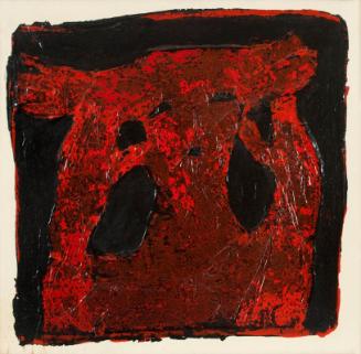 Woman in Red and Black