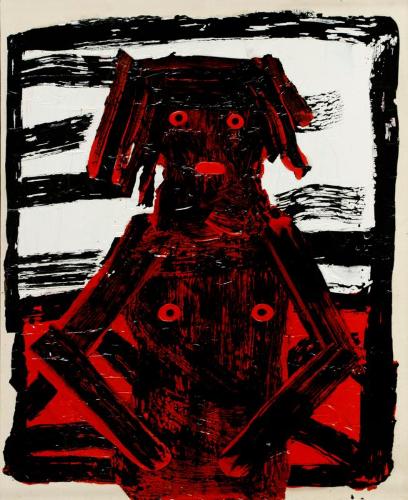 Figure on White Ground