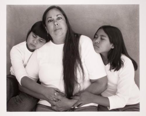 Marita Hinds with Daughters (Tesuque, New Mexico)