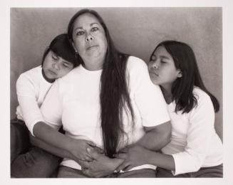 Marita Hinds with Daughters (Tesuque, New Mexico)
