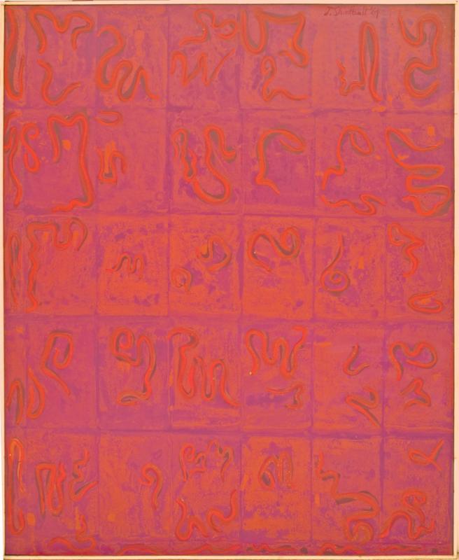 Vermillion Wall 1
