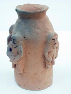 Pot with Four Figures