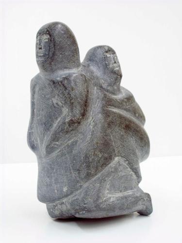 Kneeling Mother and Child