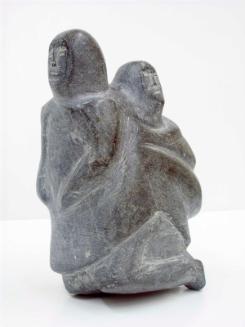 Kneeling Mother and Child