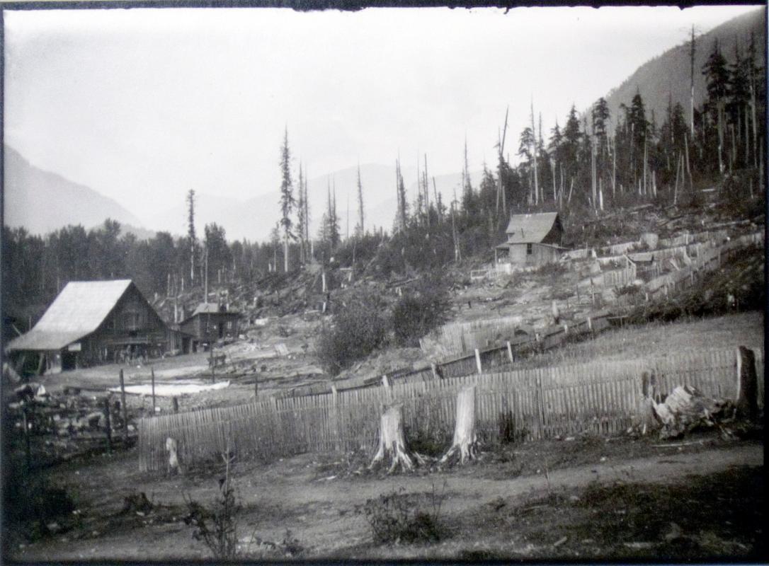 Panoramic View of Beaton after the "Great Fire" of August 29, 1904 (right side)