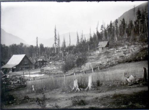 Panoramic View of Beaton after the "Great Fire" of August 29, 1904 (right side)