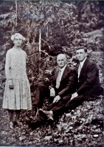 Mattie, Will and Henry Gunterman (c.1933)