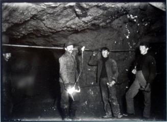 Miners inside the Nettie-L Mine (c.1903)