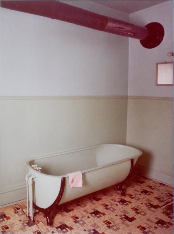 Bathroom, Lathiniere, Quebec 1977