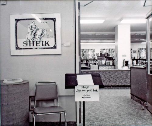 The Entrance to the Allie Griffin Gallery Weyburn, 1981