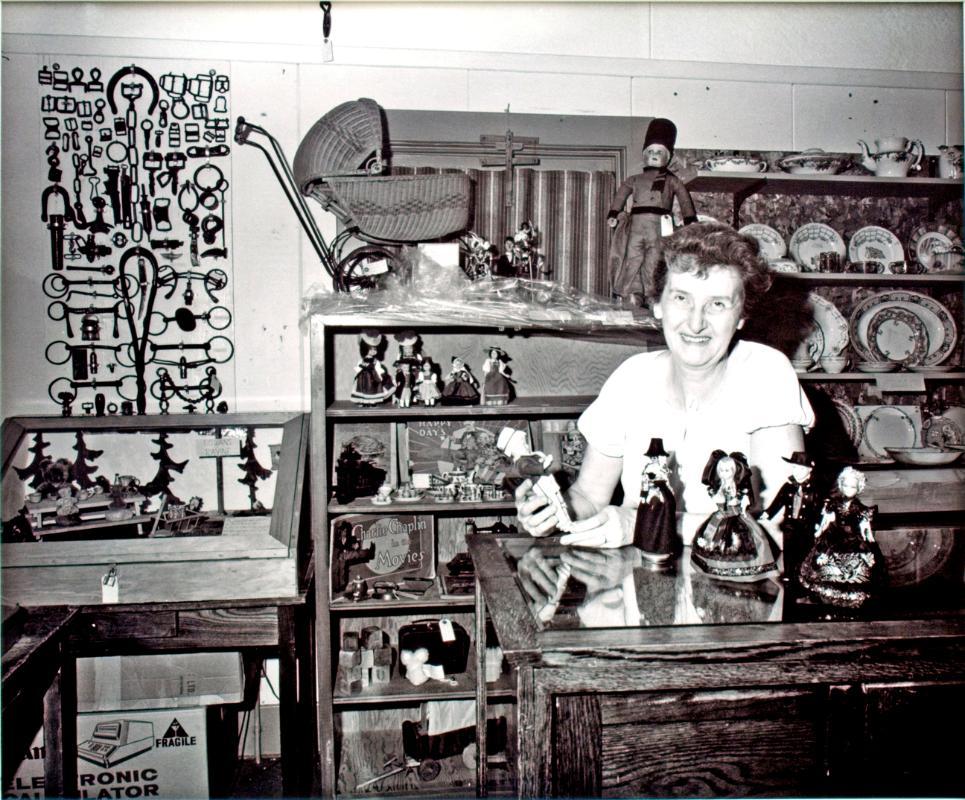 Strasbourg and District Museum, Christel Hey With Some Handmade Dolls, 1981