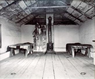 Duck Museum. Interior of Duck Lake Jail Where Almighty Voice Was Held, 1981