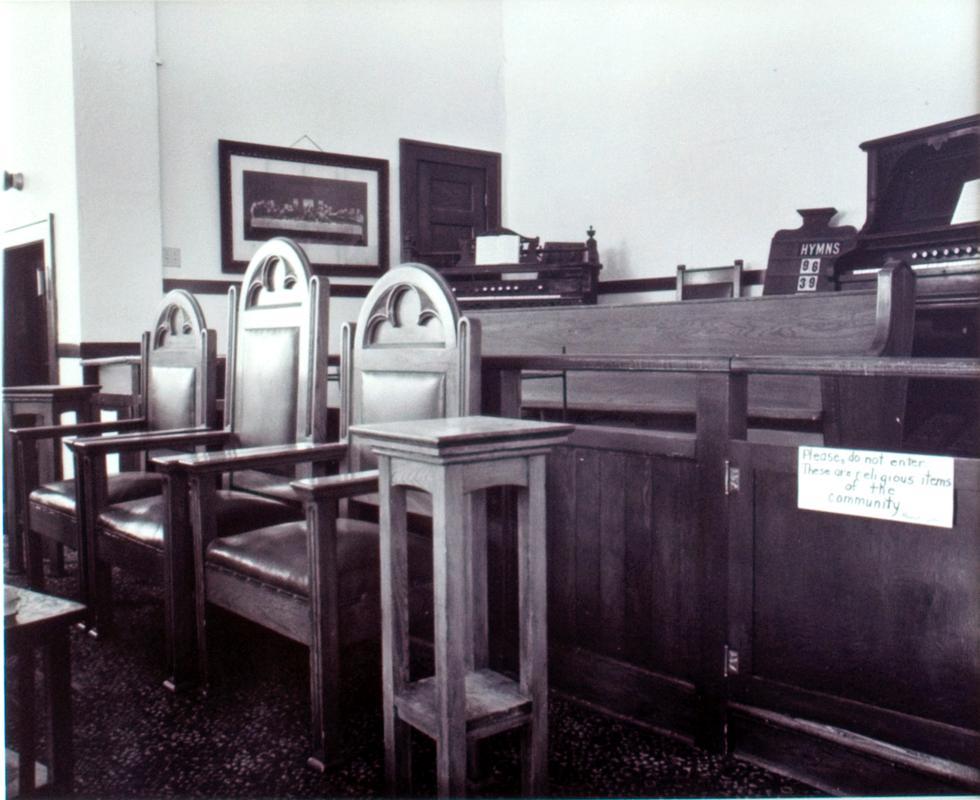 Assiniboia and district Museum. The old town hall serves as a museum in Assiniboia, 1981
