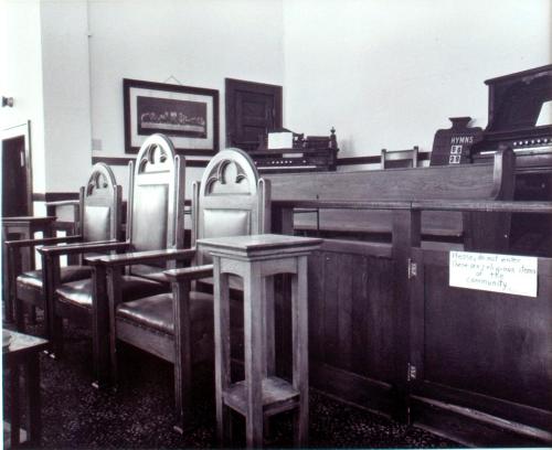 Assiniboia and district Museum. The old town hall serves as a museum in Assiniboia, 1981