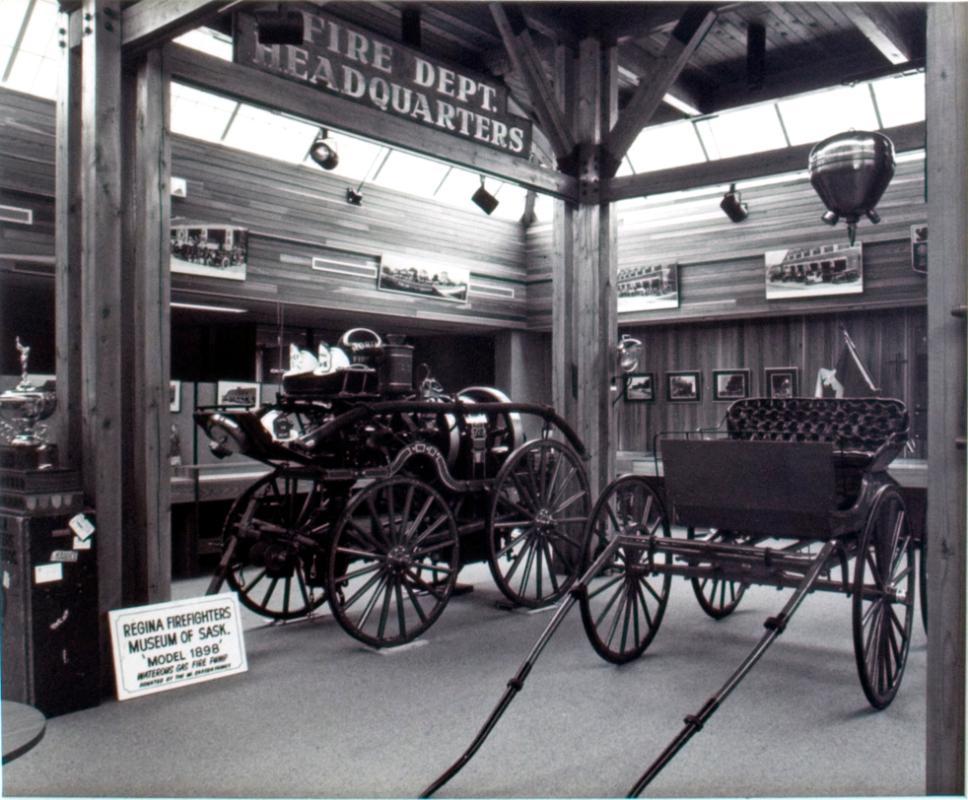 Regina Firefighters Museum, Interior, 1981