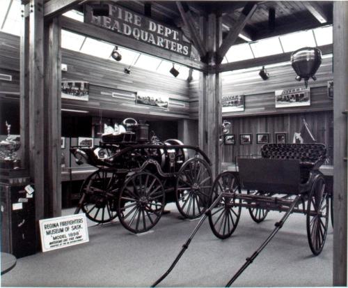 Regina Firefighters Museum, Interior, 1981