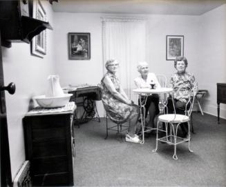 Briercrest Arts and Crafts Society Museum, Vera Weddige, Alma Jeffery, Gussie Findlay, 1981