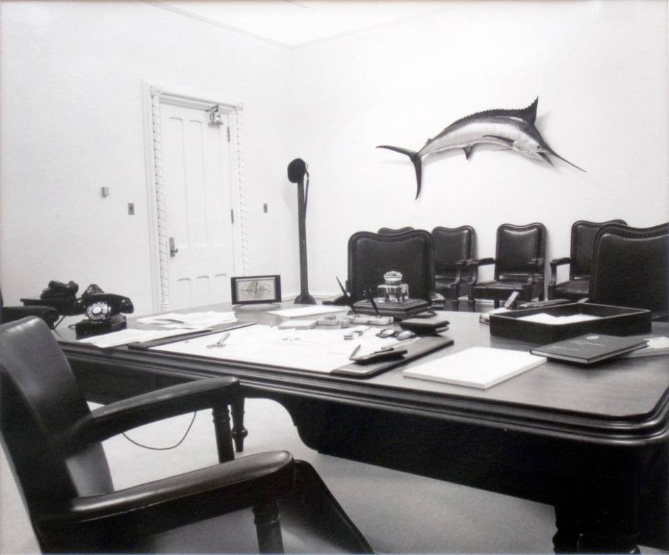 Right Hon. J. G. Diefenbaker Centre, replica of Dief's office as P. M. of Canada 1981
