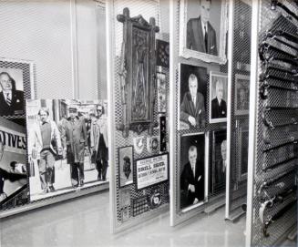 Right Hon. J. G. Diefenbaker Centre, storage racks holding Dief's memorabilia