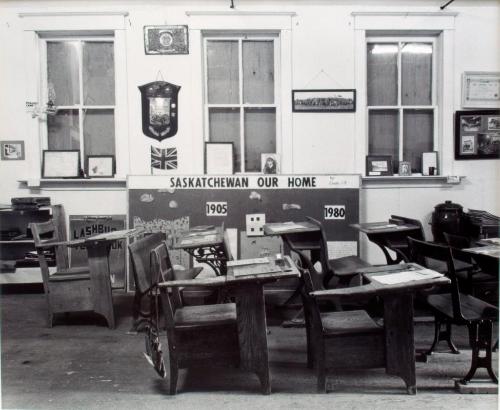 Interior, Lashburn Centennial Museum, 1981