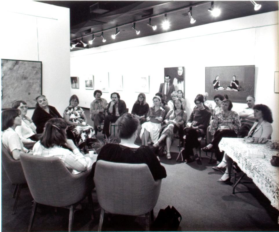 Panel discussion…Rosemont Art Gallery, 1981